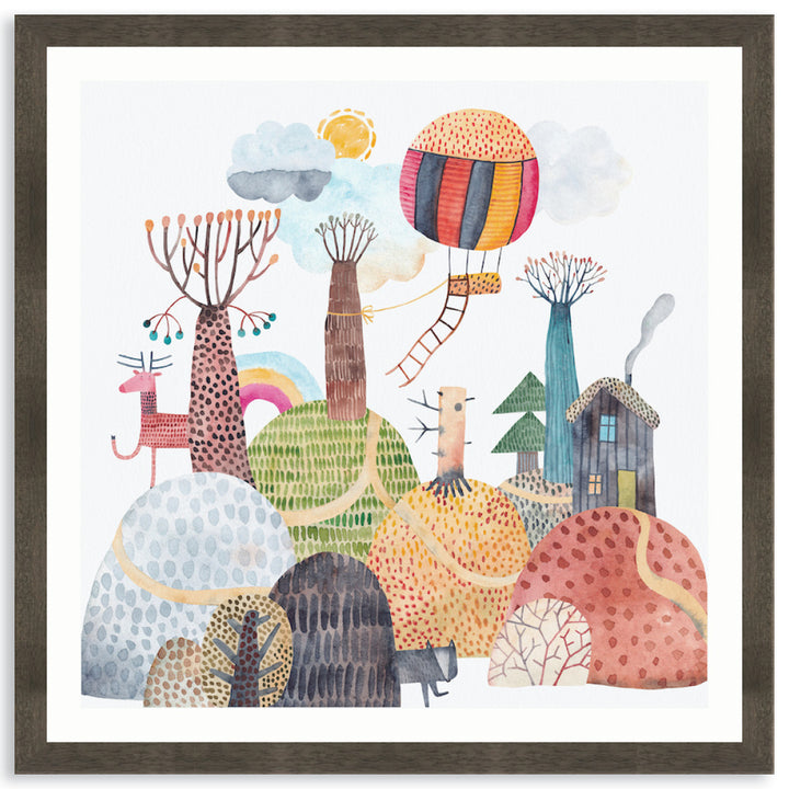 MOUNTAIN TRAIL III - Framed Print