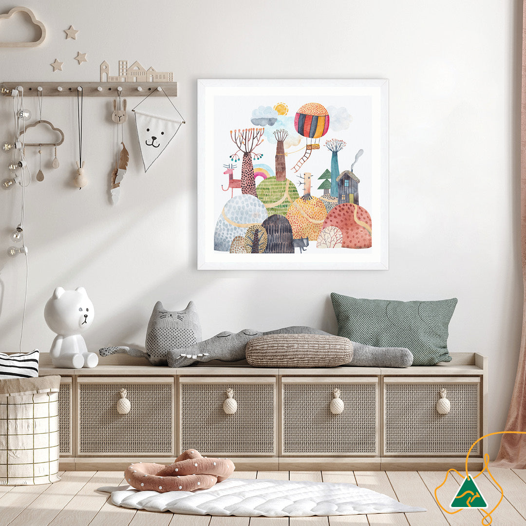 MOUNTAIN TRAIL III - Framed Print