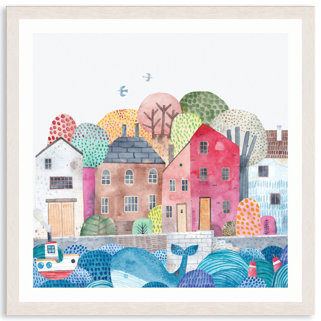 SEA PORT II - Framed Print