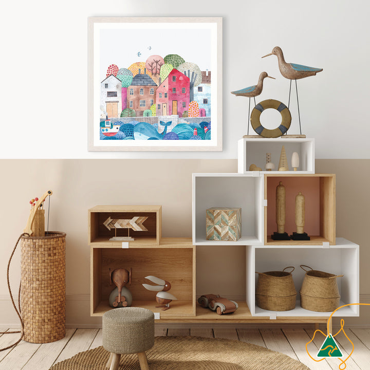SEA PORT II - Framed Print
