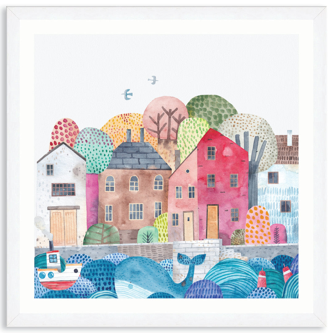 SEA PORT II - Framed Print