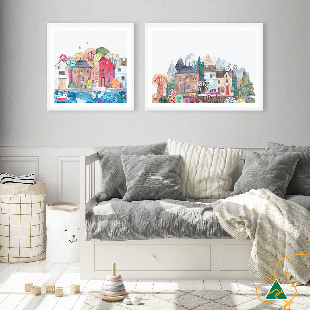 SEA PORT II - Framed Print