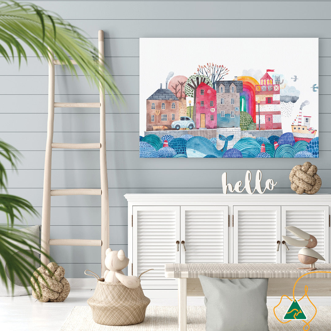 SEA PORT I - Canvas Print