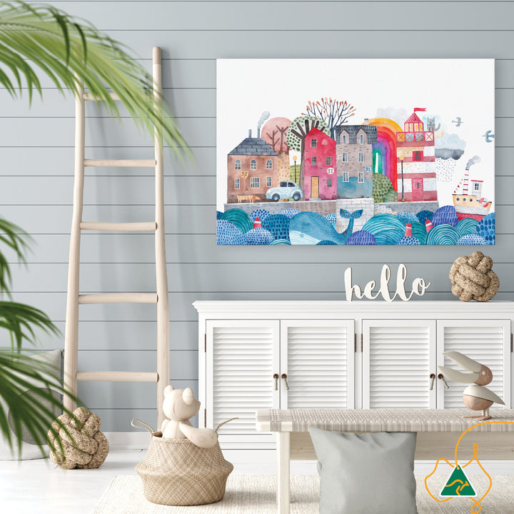 SEA PORT I - Canvas Print