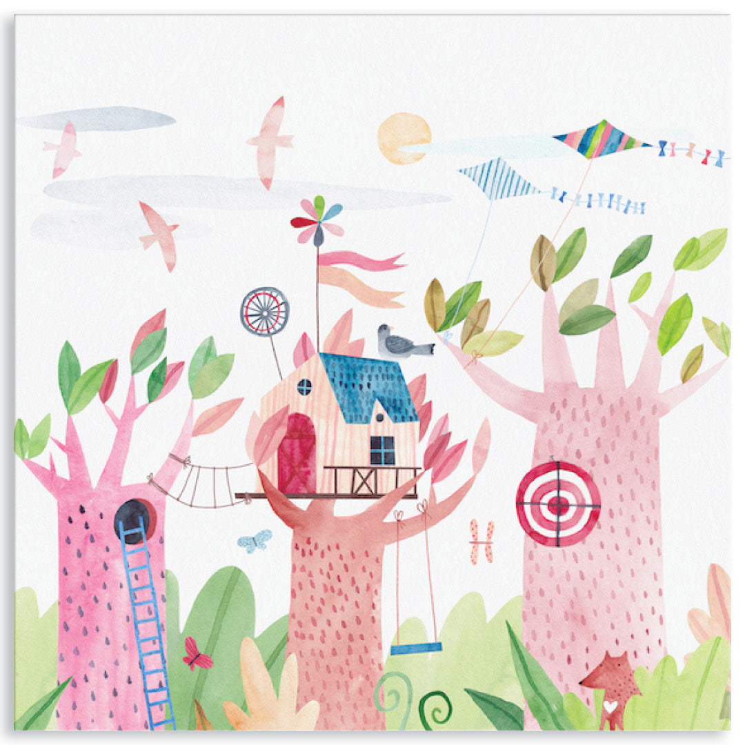 TREE HOUSE II - Canvas Print