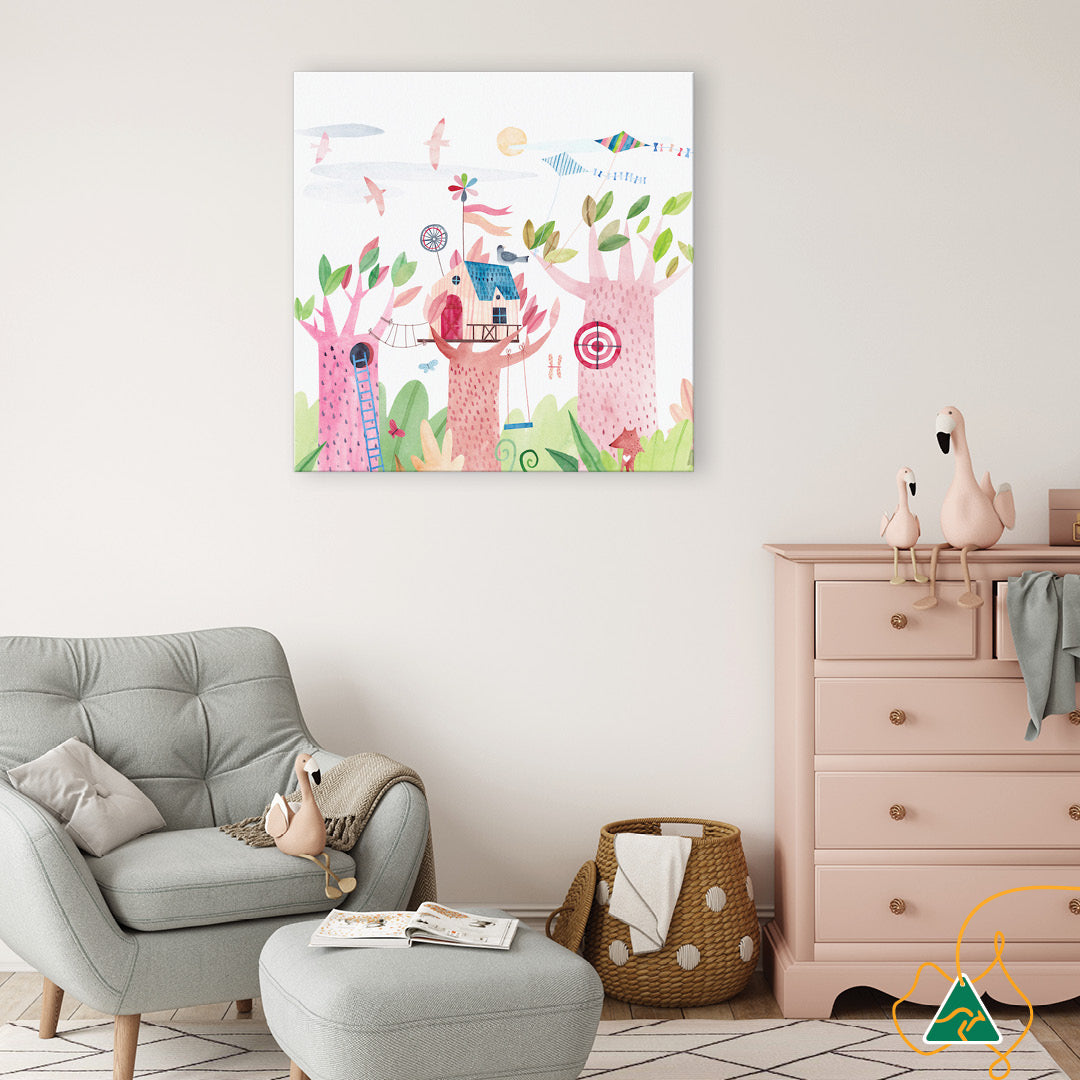TREE HOUSE II - Canvas Print