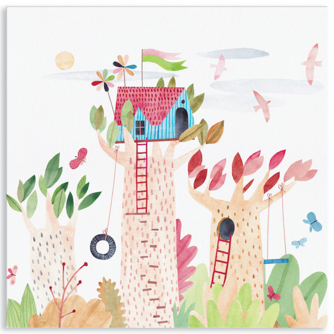 TREE HOUSE III - Canvas Print