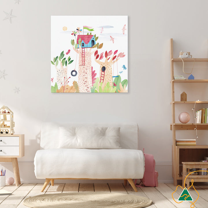 TREE HOUSE III - Canvas Print