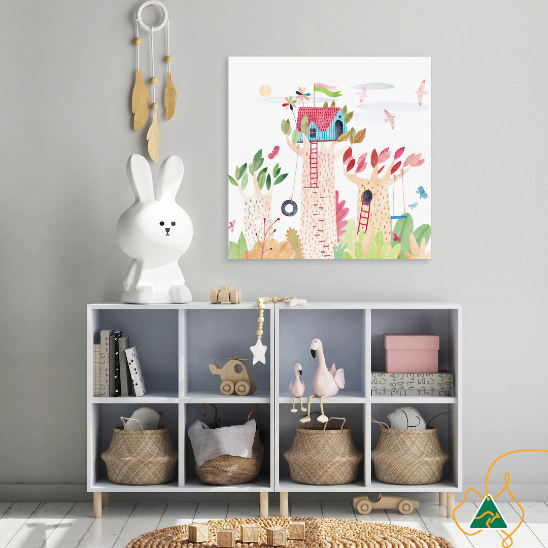 TREE HOUSE III - Canvas Print