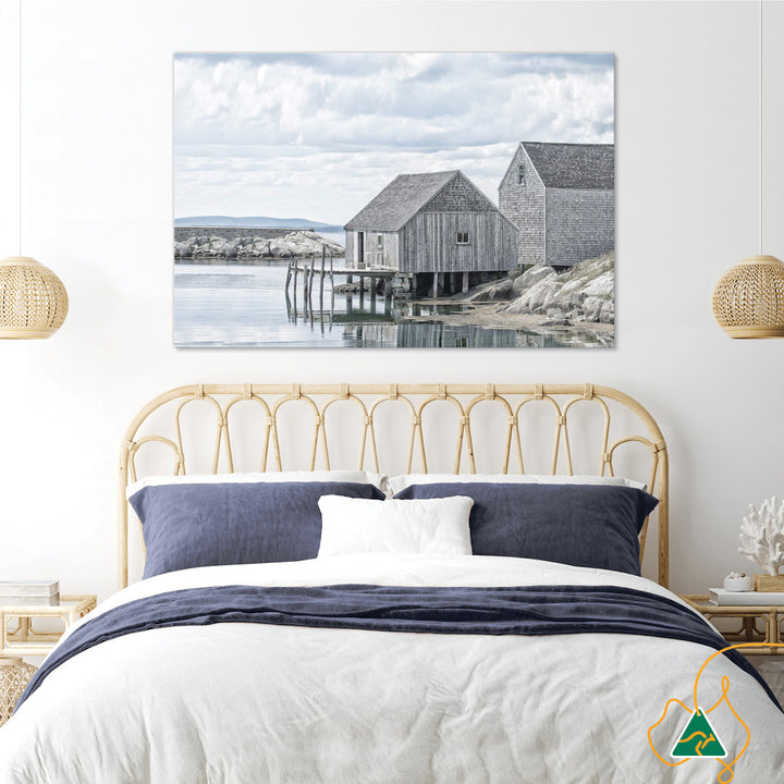 FISHING COVE I - Canvas Print
