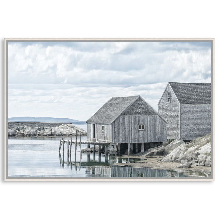 FISHING COVE I - Framed Canvas