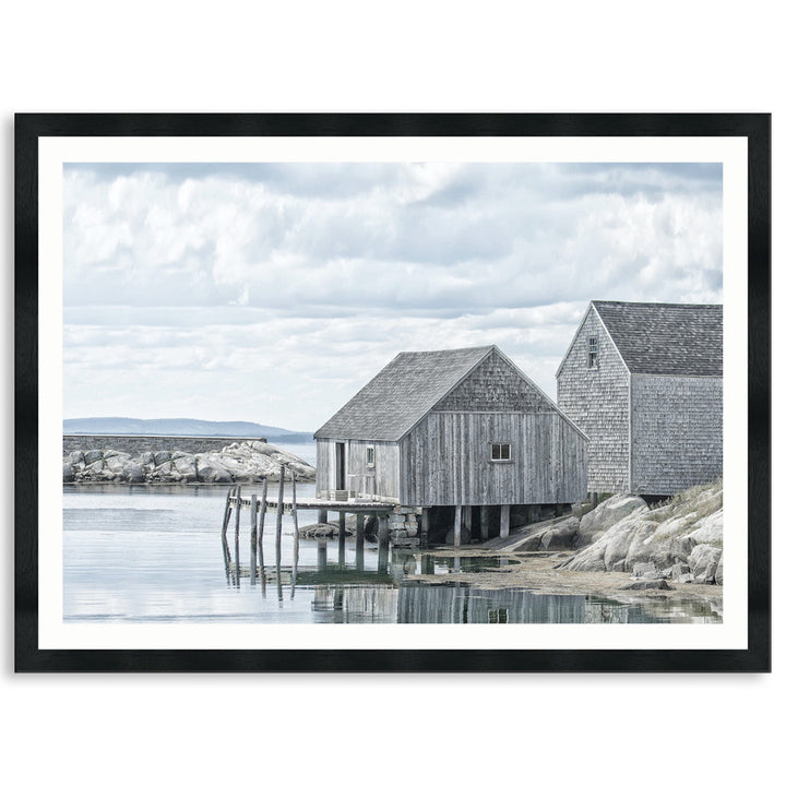 FISHING COVE I - Framed Print