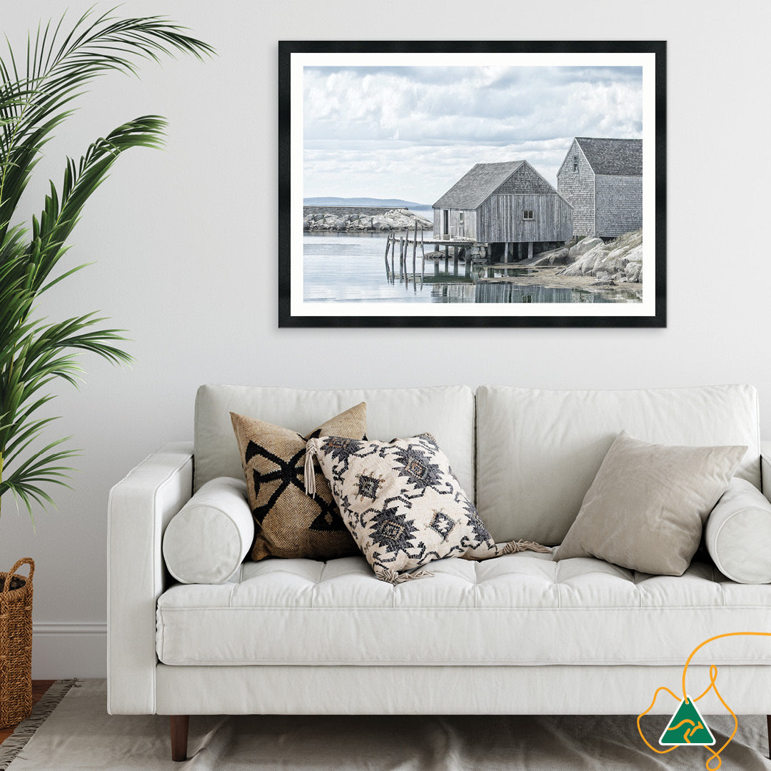 FISHING COVE I - Framed Print