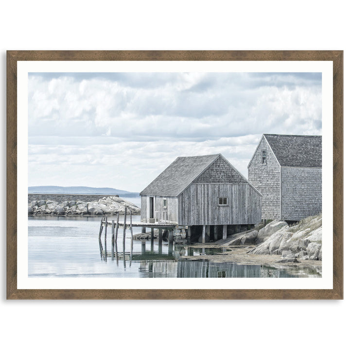 FISHING COVE I - Framed Print