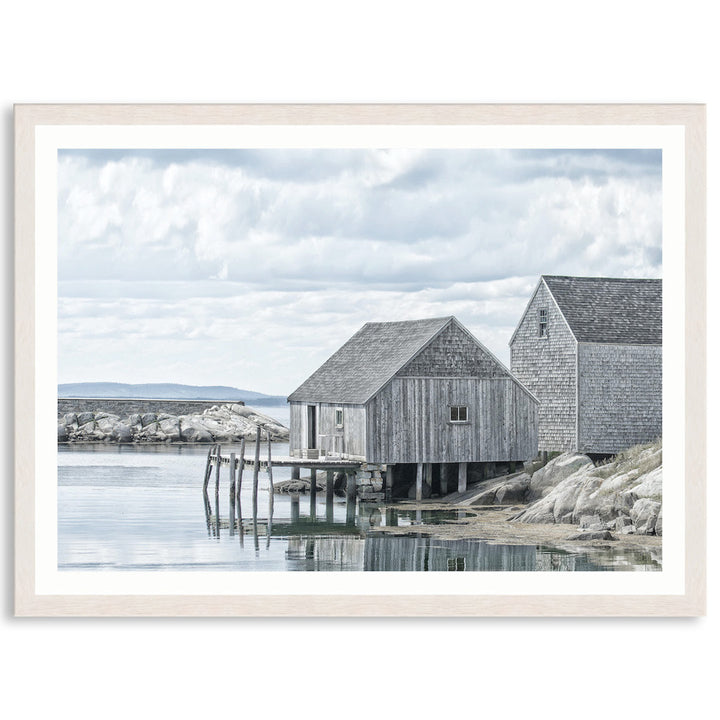 FISHING COVE I - Framed Print