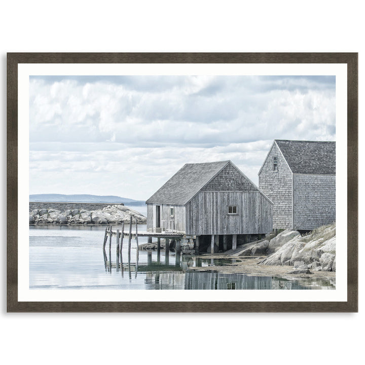 FISHING COVE I - Framed Print