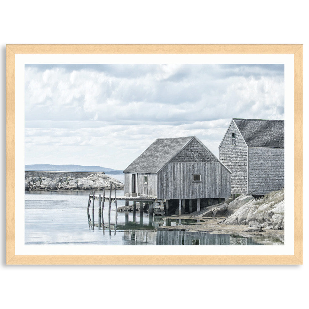 FISHING COVE I - Framed Print