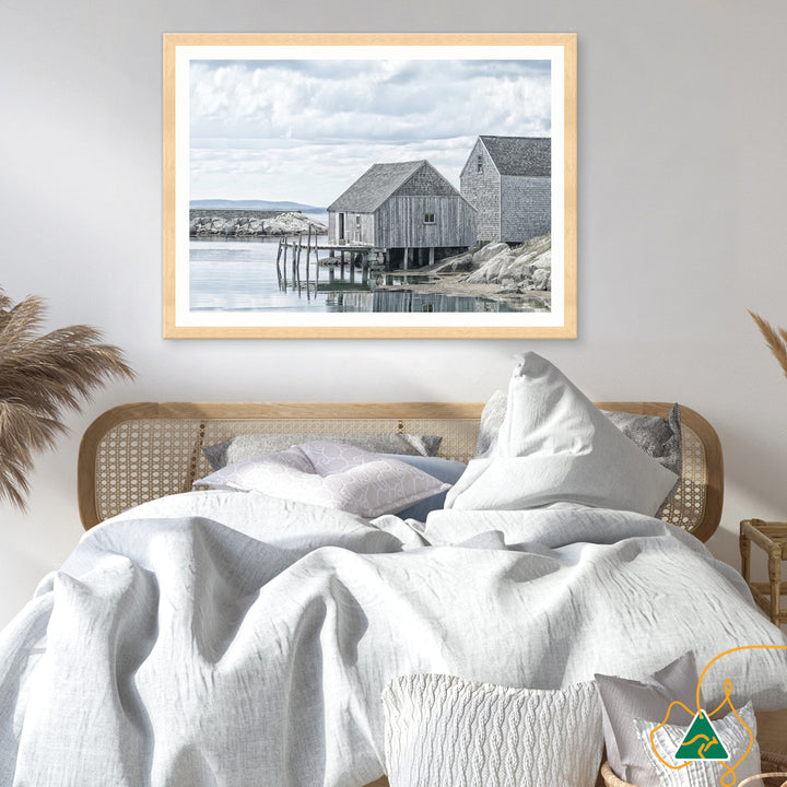 FISHING COVE I - Framed Print