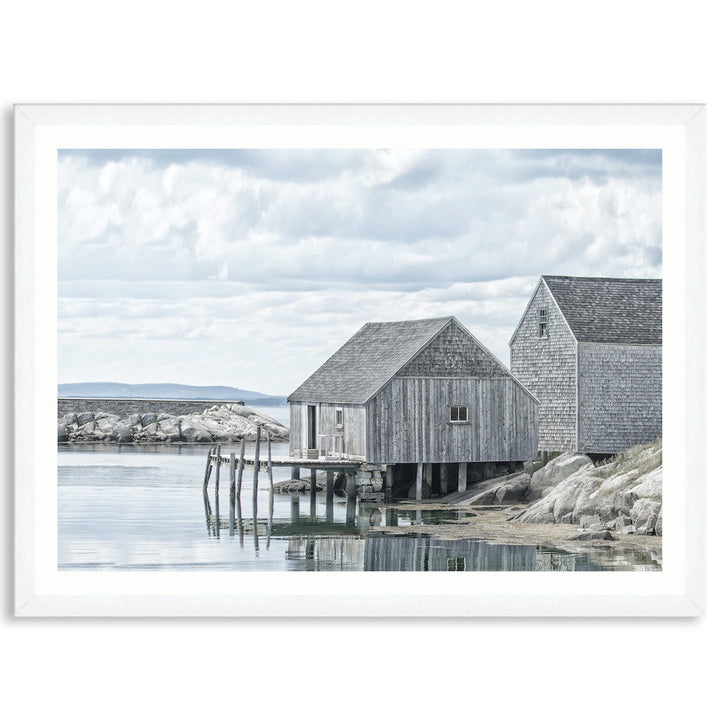 FISHING COVE I - Framed Print