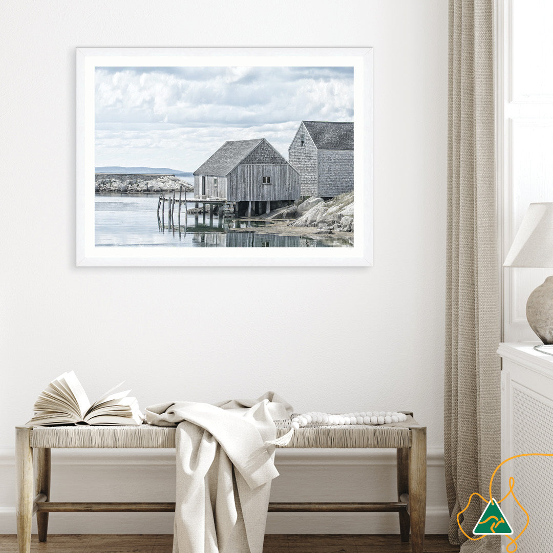FISHING COVE I - Framed Print