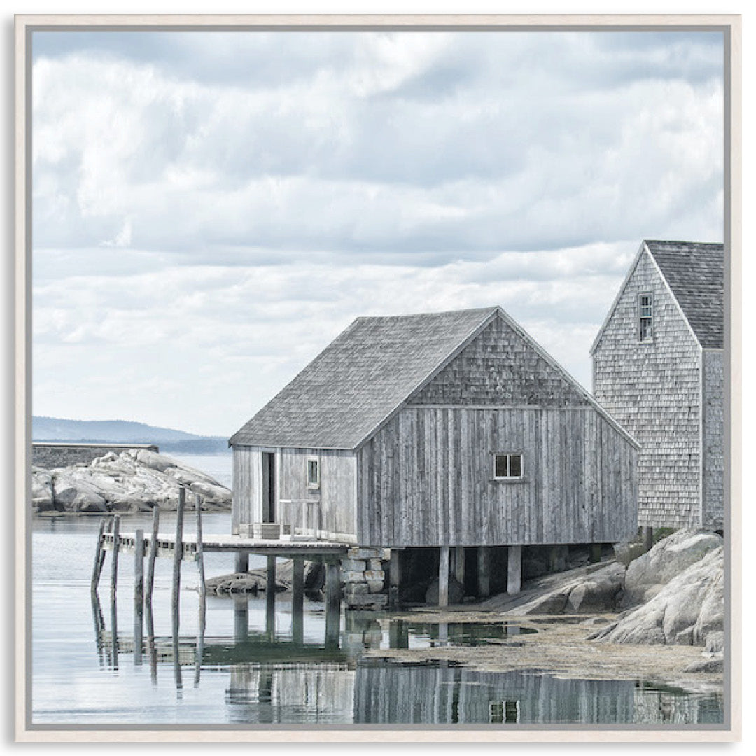 FISHING COVE II - Framed Canvas
