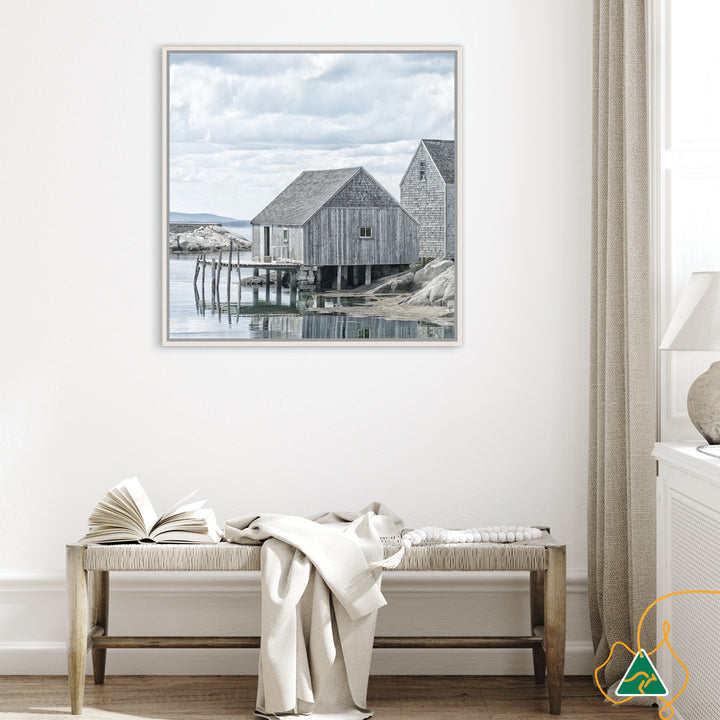 FISHING COVE II - Framed Canvas