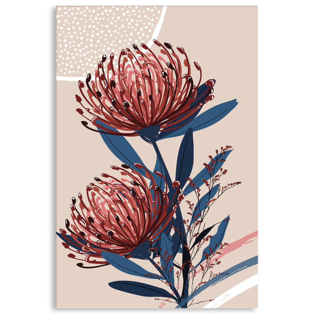 BLUSH FOLIAGE II - Canvas Print