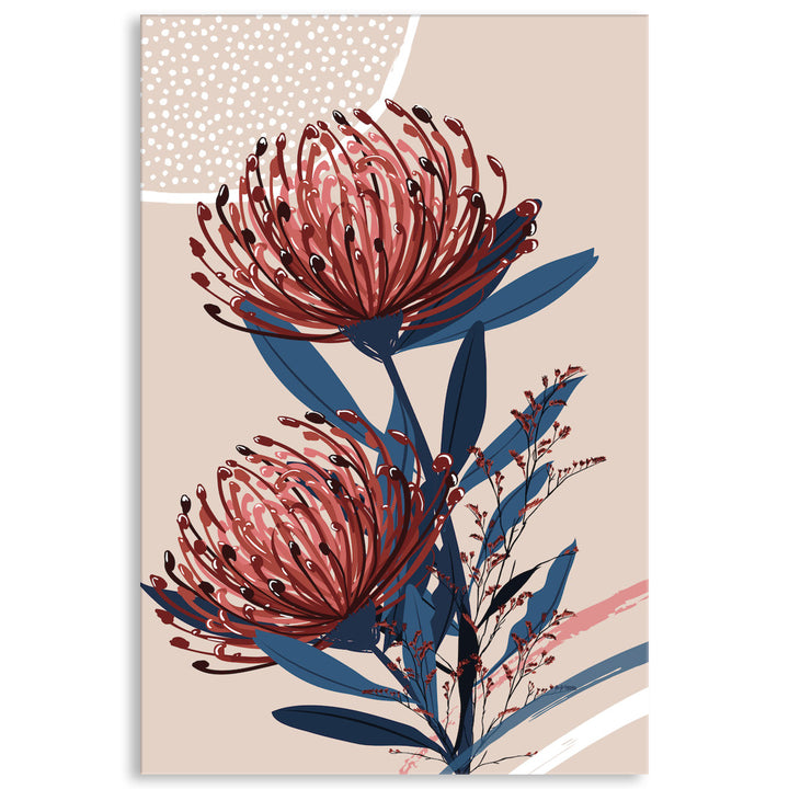 BLUSH FOLIAGE II - Canvas Print