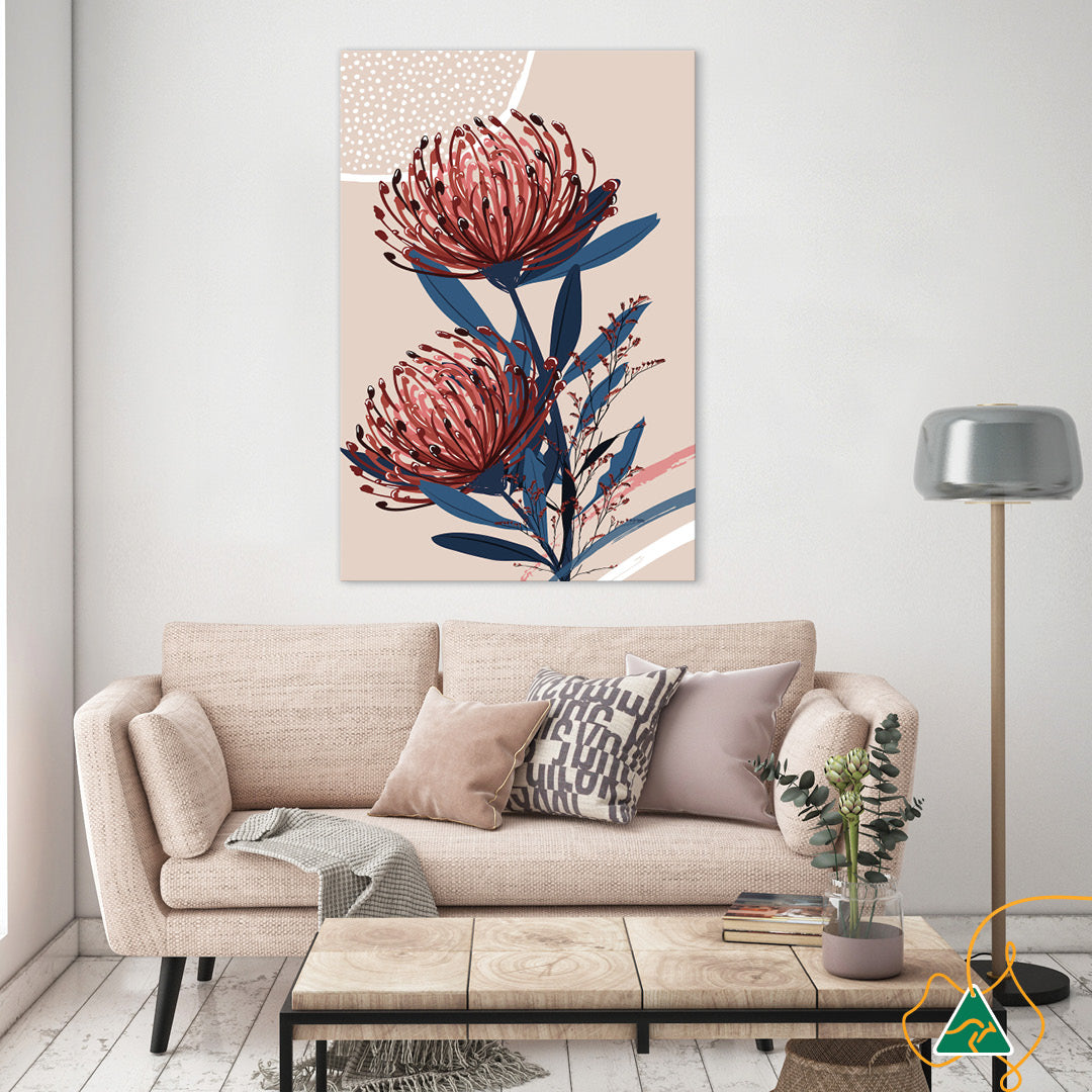 BLUSH FOLIAGE II - Canvas Print