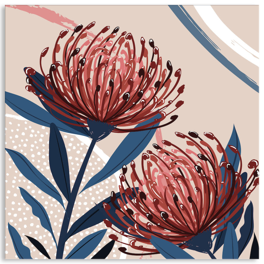 BLUSH FOLIAGE III - Canvas Print