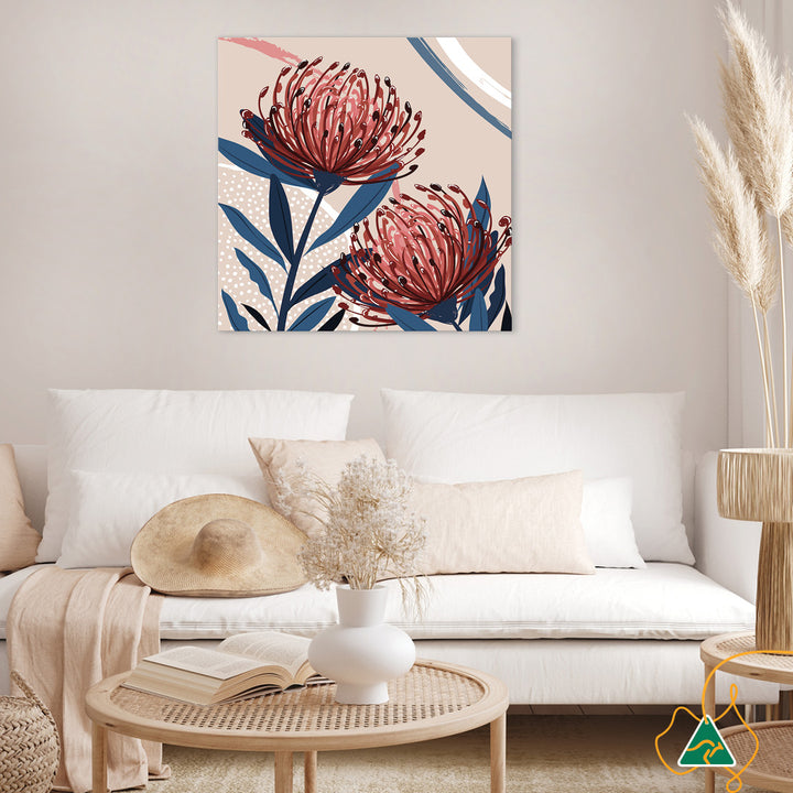 BLUSH FOLIAGE III - Canvas Print