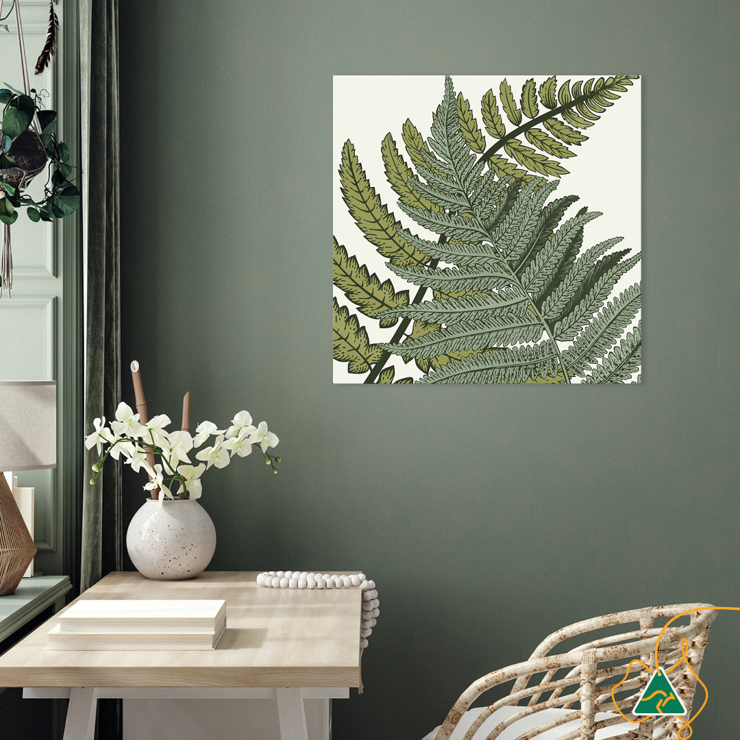 FERN STUDY III - Canvas Print