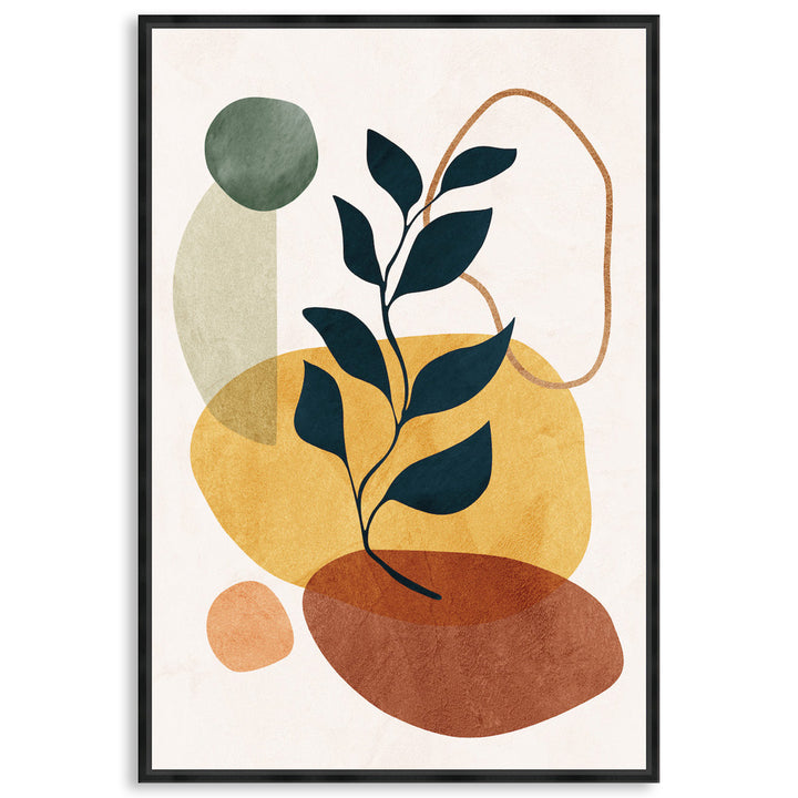 GLOBAL EARTH I - Framed Canvas