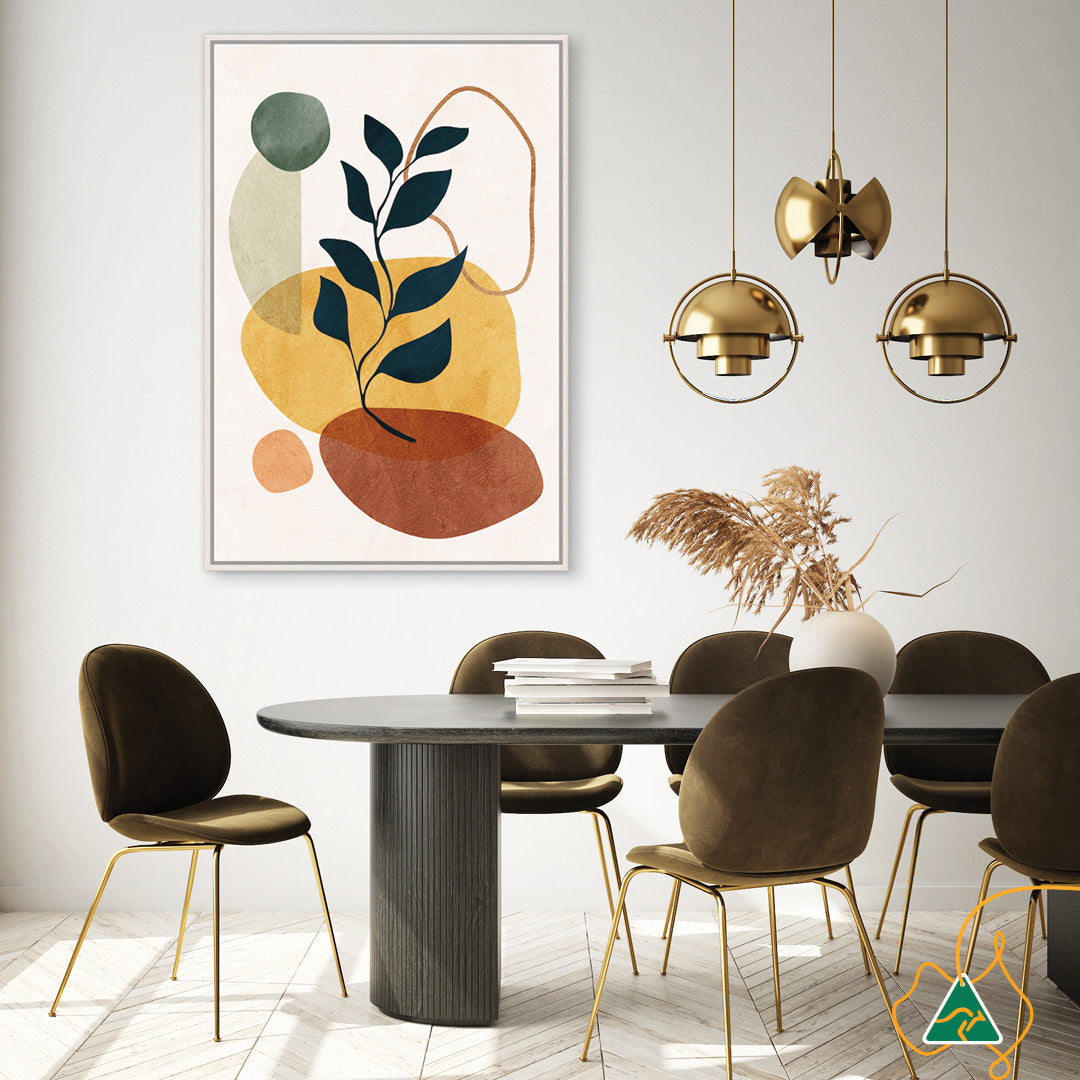 GLOBAL EARTH I - Framed Canvas