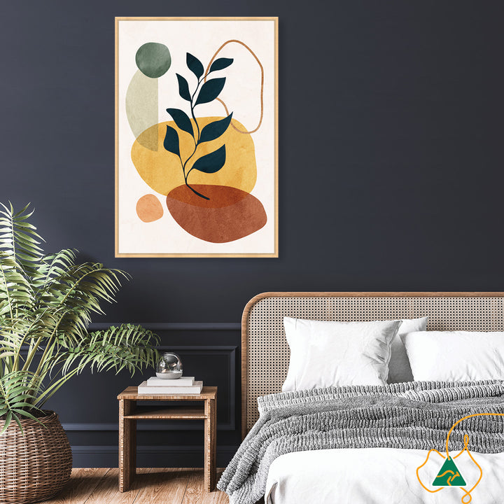 GLOBAL EARTH I - Framed Canvas
