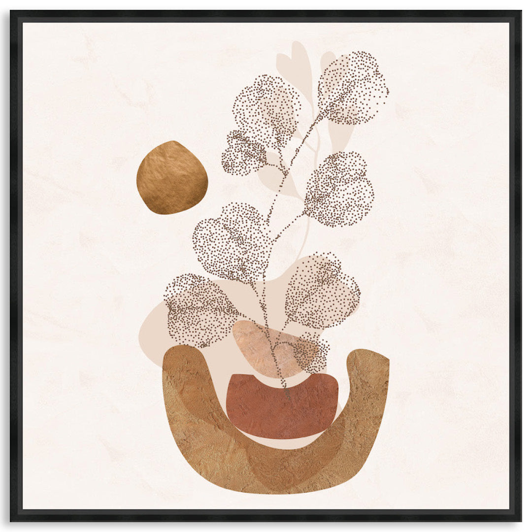 GLOBAL EARTH III - Framed Canvas
