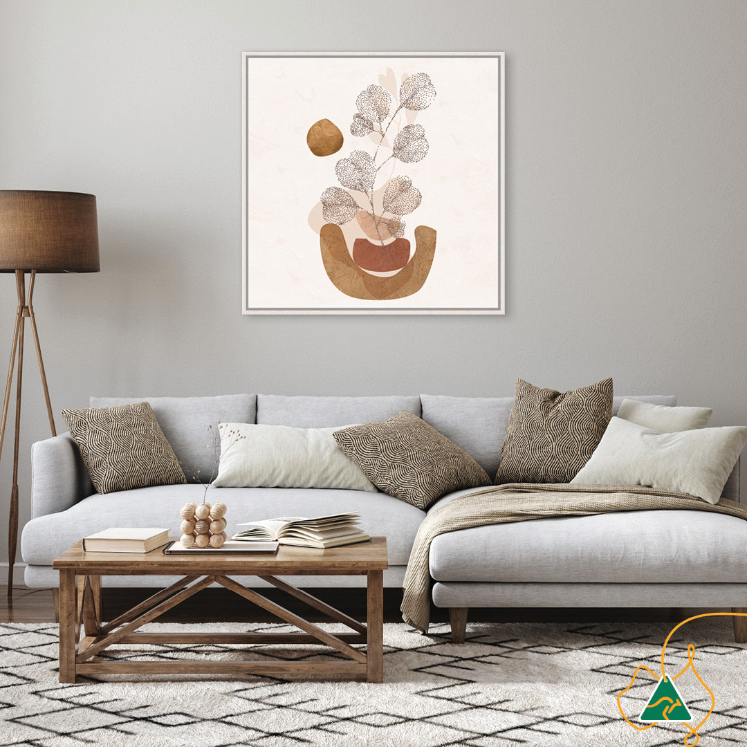 GLOBAL EARTH III - Framed Canvas