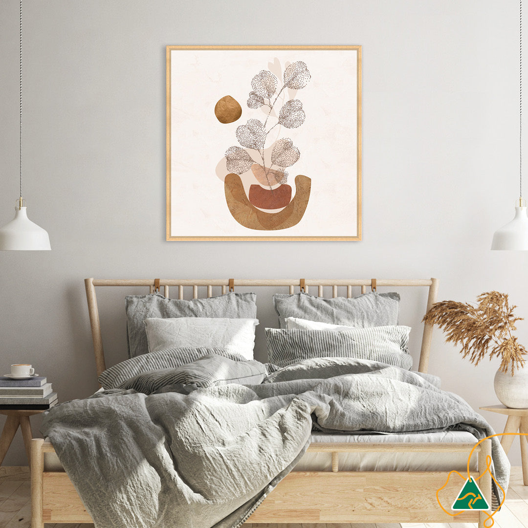 GLOBAL EARTH III - Framed Canvas