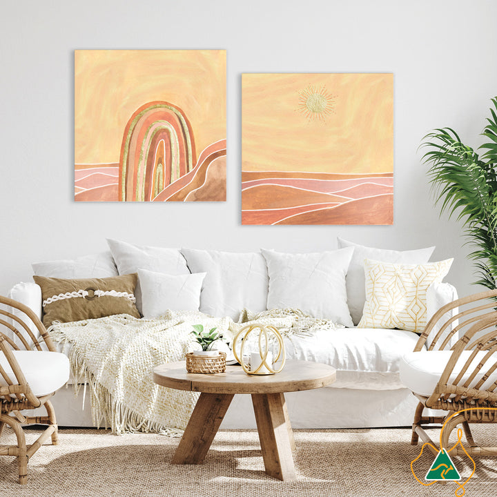 GOLDEN SKY III - Canvas Print