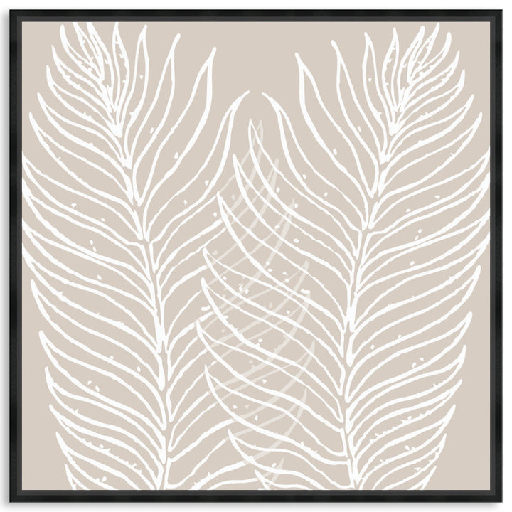 MODERN FLORA I - Framed Canvas