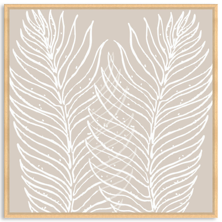 MODERN FLORA I - Framed Canvas
