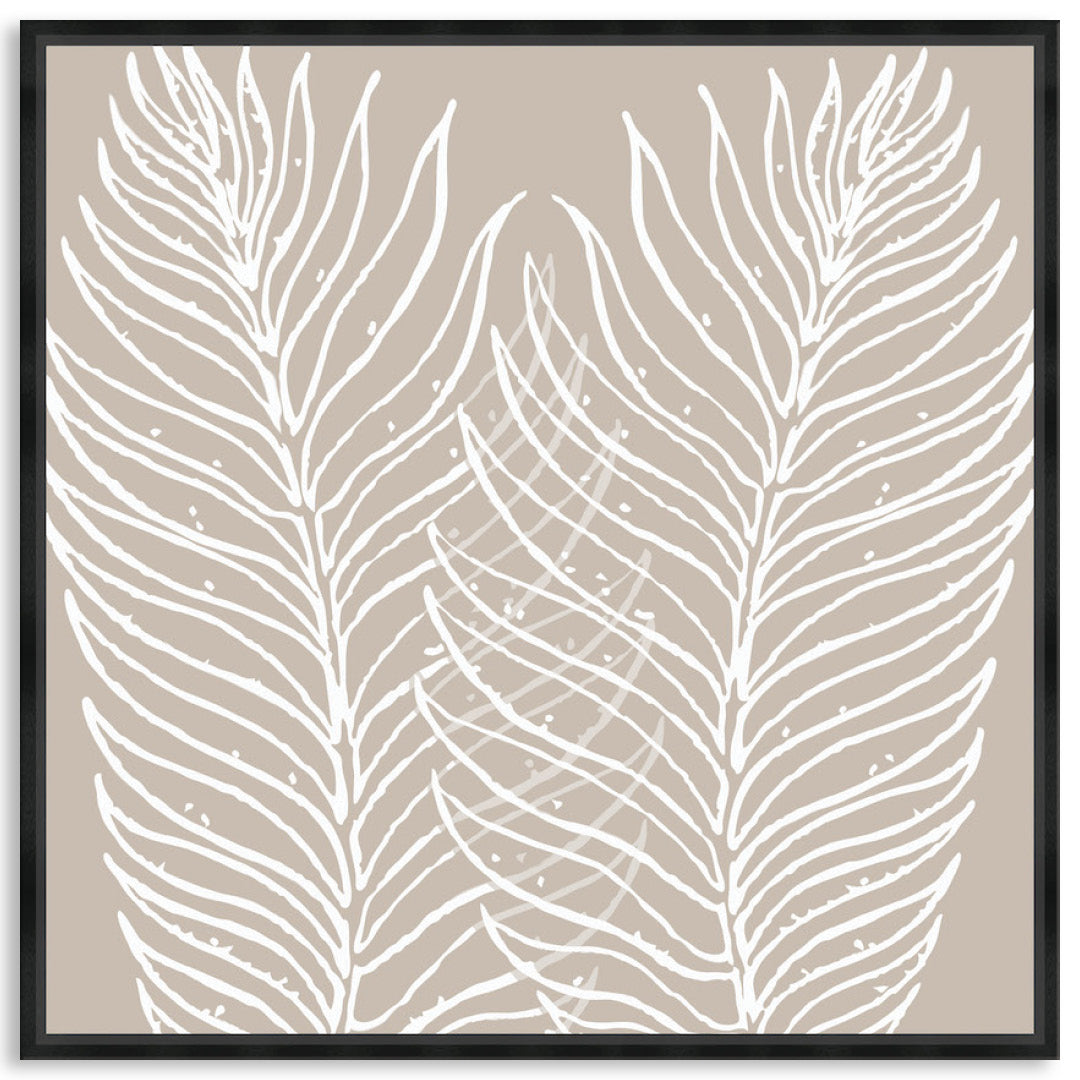 MODERN FLORA IV - Framed Canvas