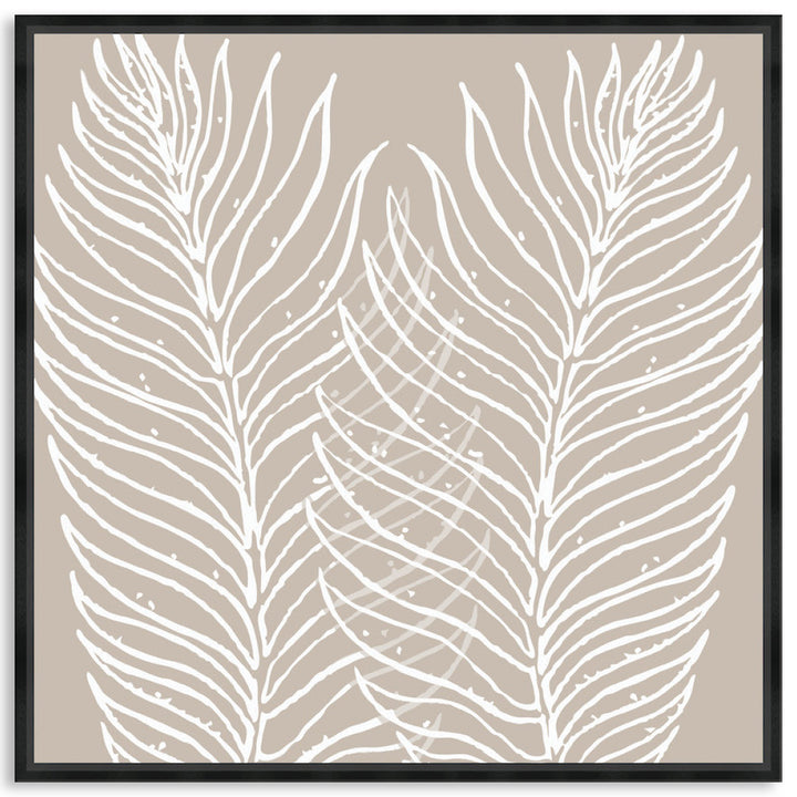 MODERN FLORA IV - Framed Canvas