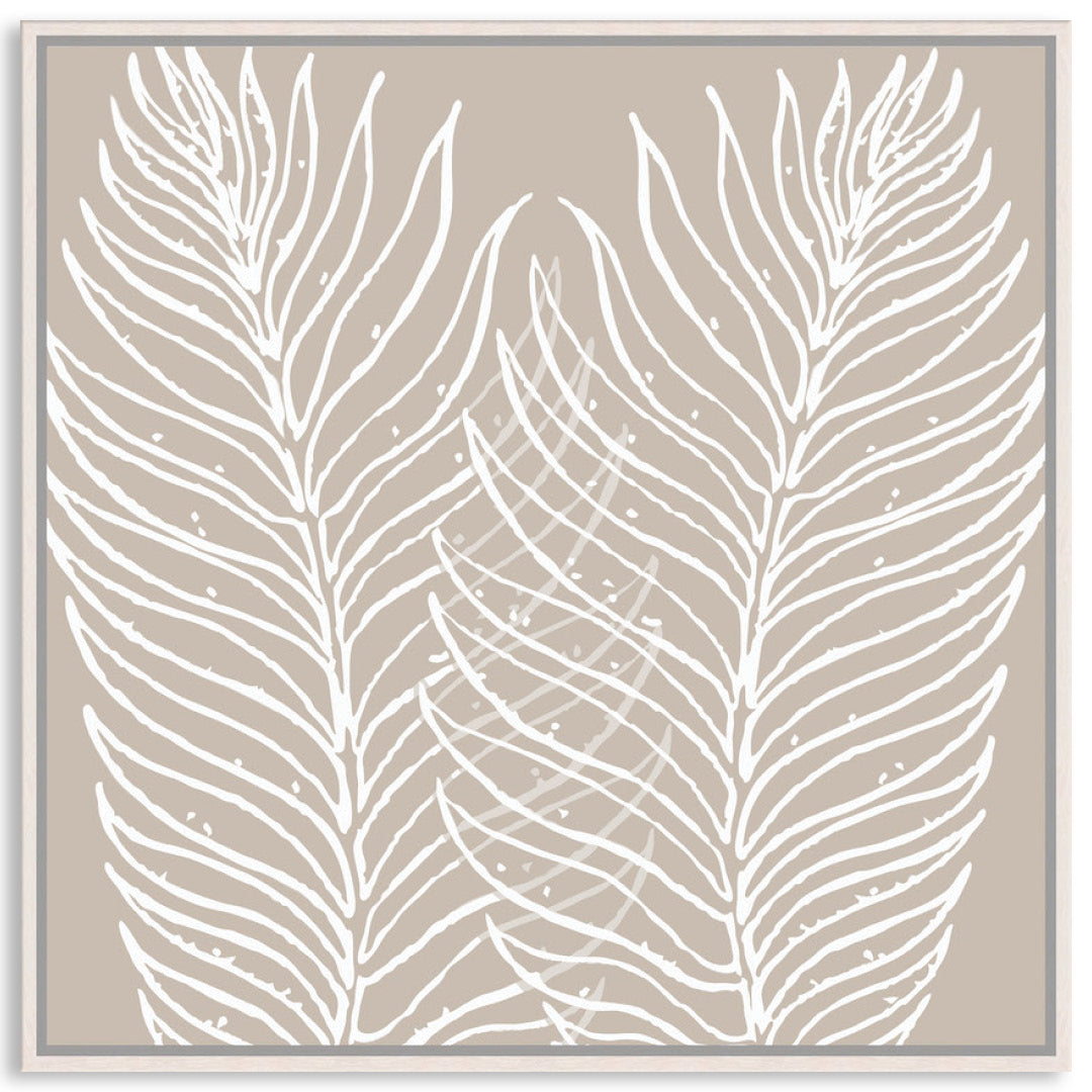MODERN FLORA IV - Framed Canvas