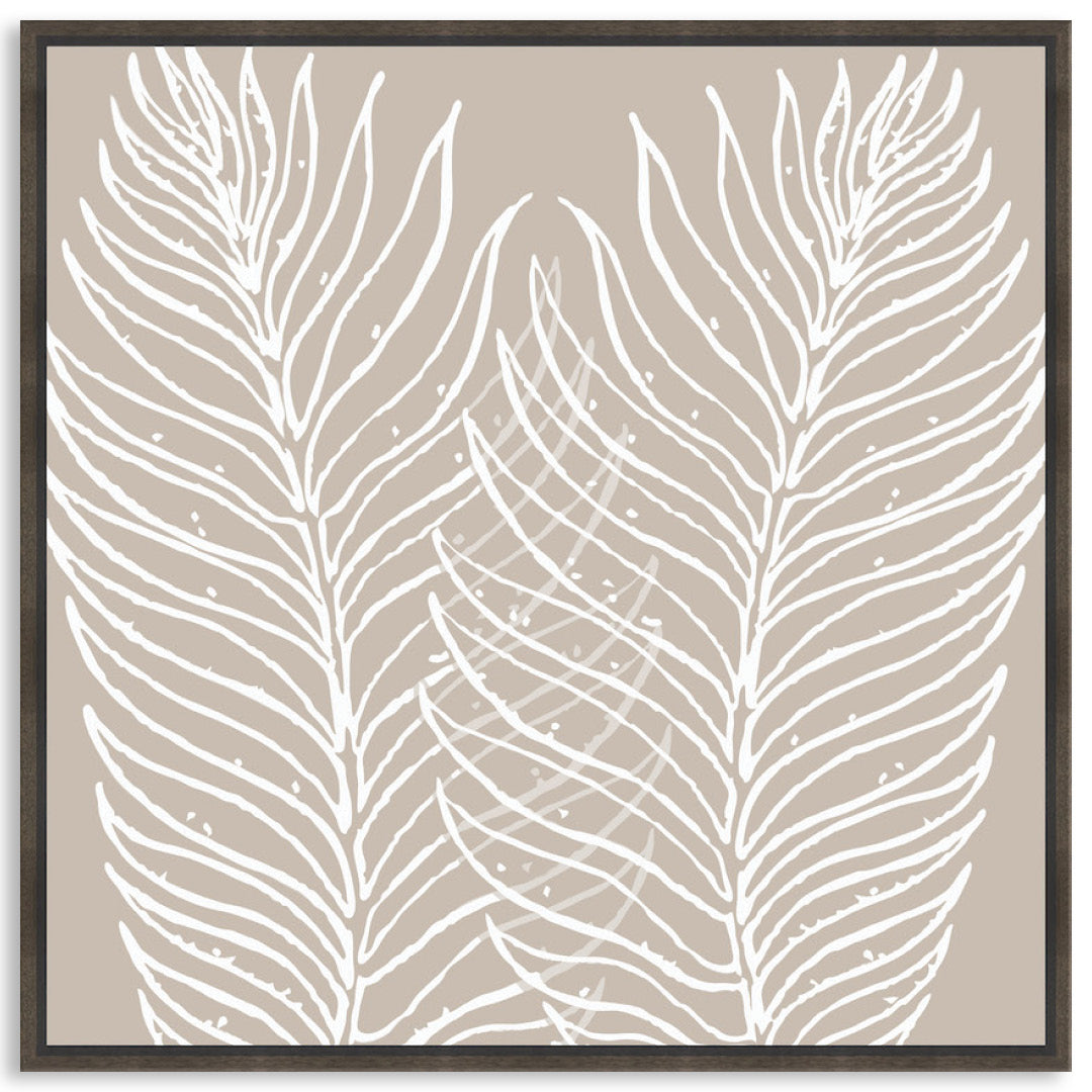 MODERN FLORA IV - Framed Canvas