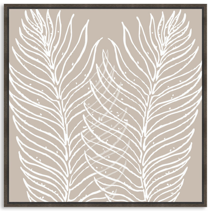 MODERN FLORA IV - Framed Canvas