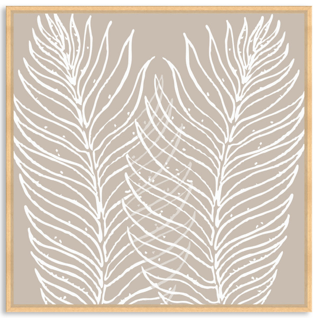 MODERN FLORA IV - Framed Canvas