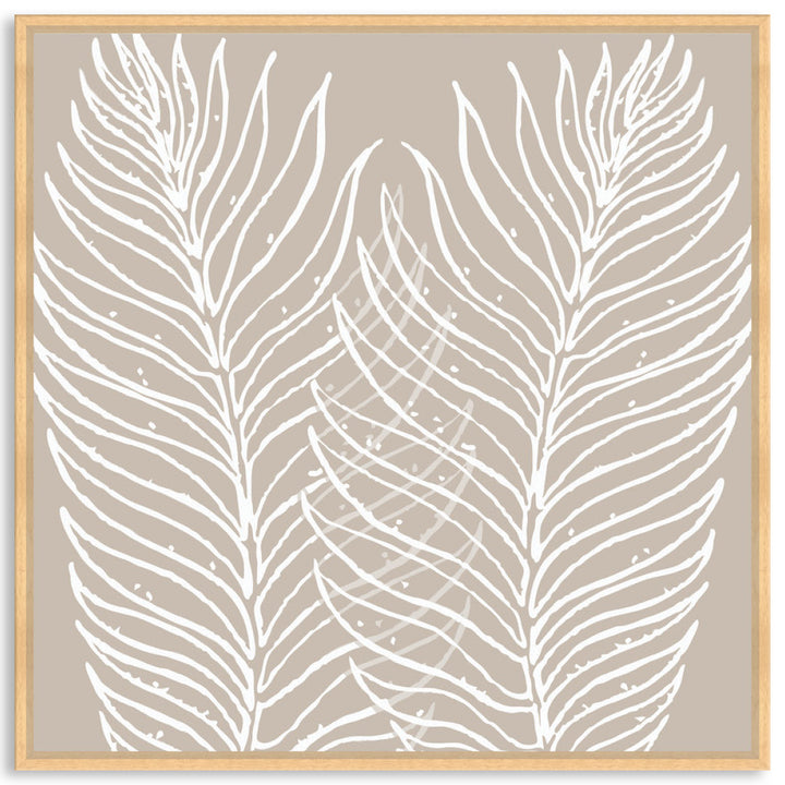 MODERN FLORA IV - Framed Canvas