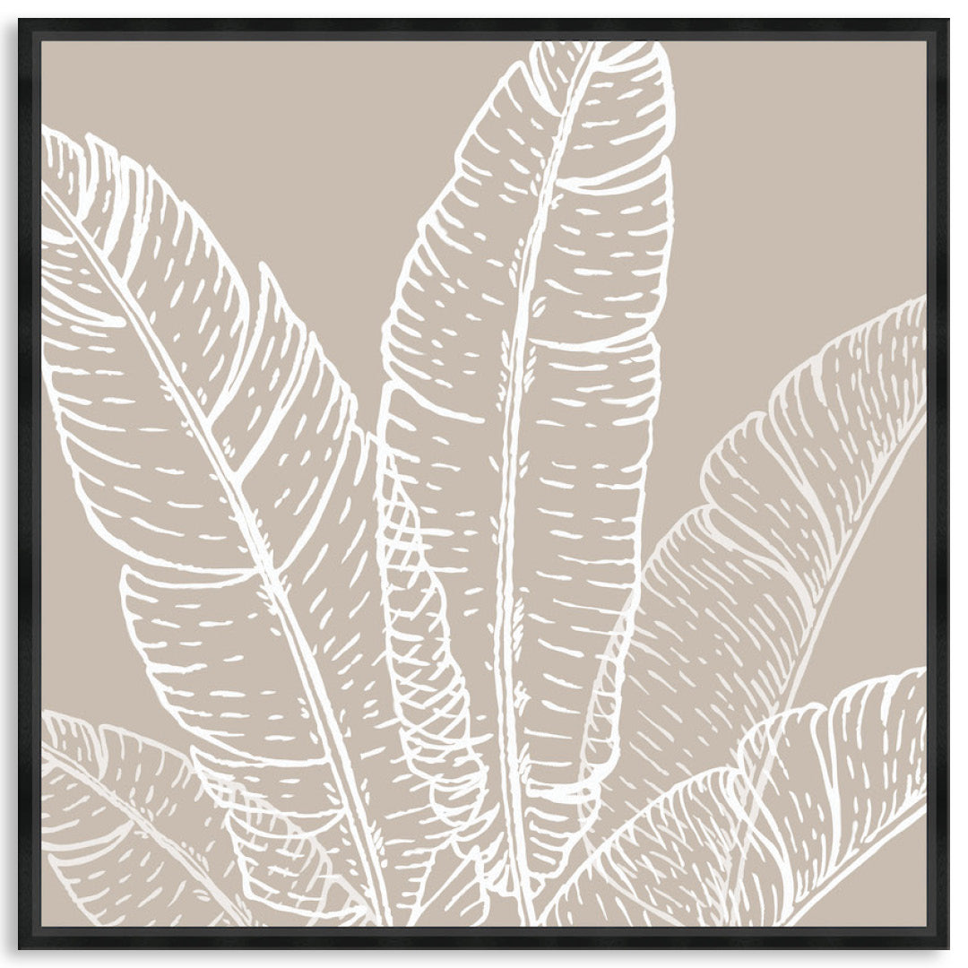 MODERN FLORA VI - Framed Canvas