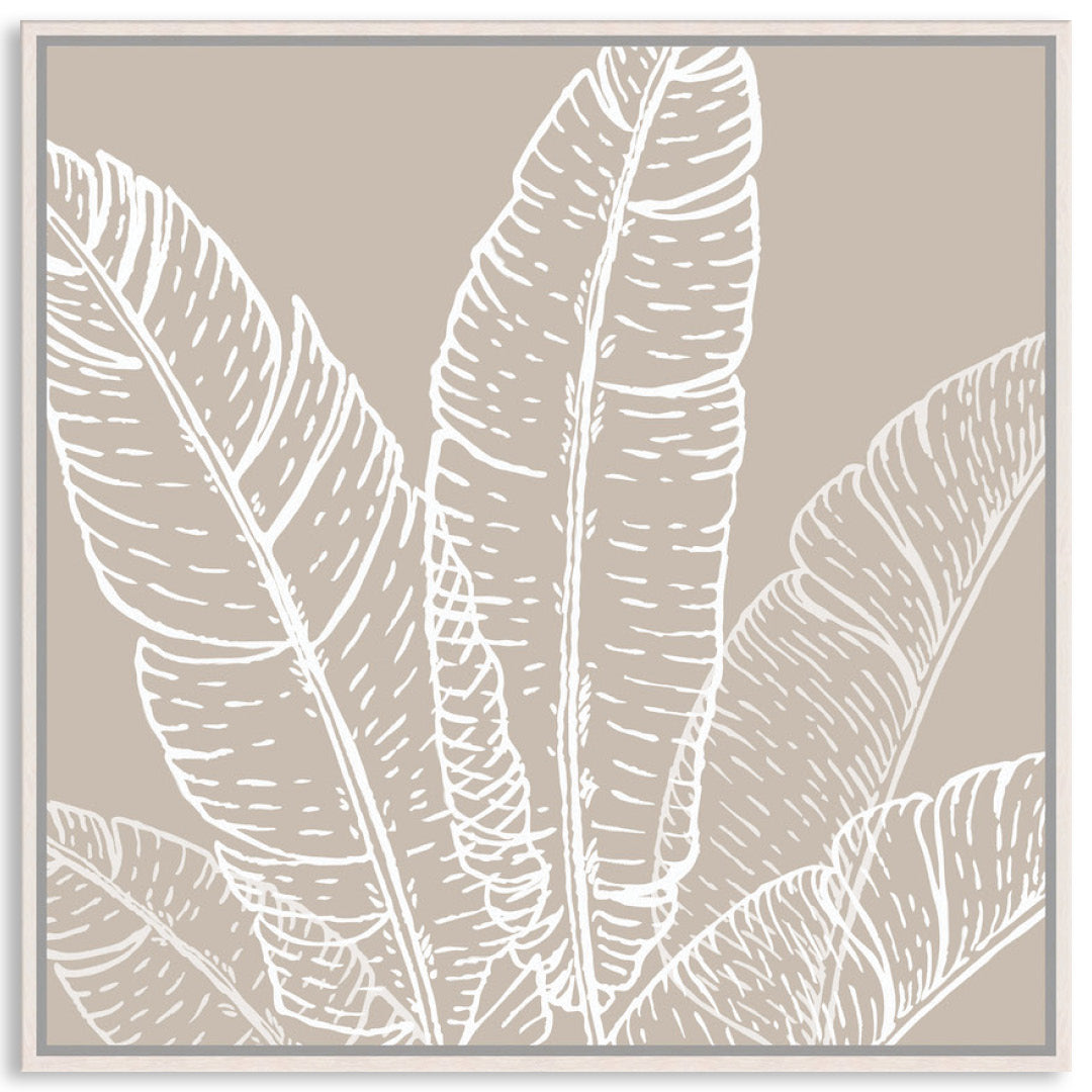 MODERN FLORA VI - Framed Canvas